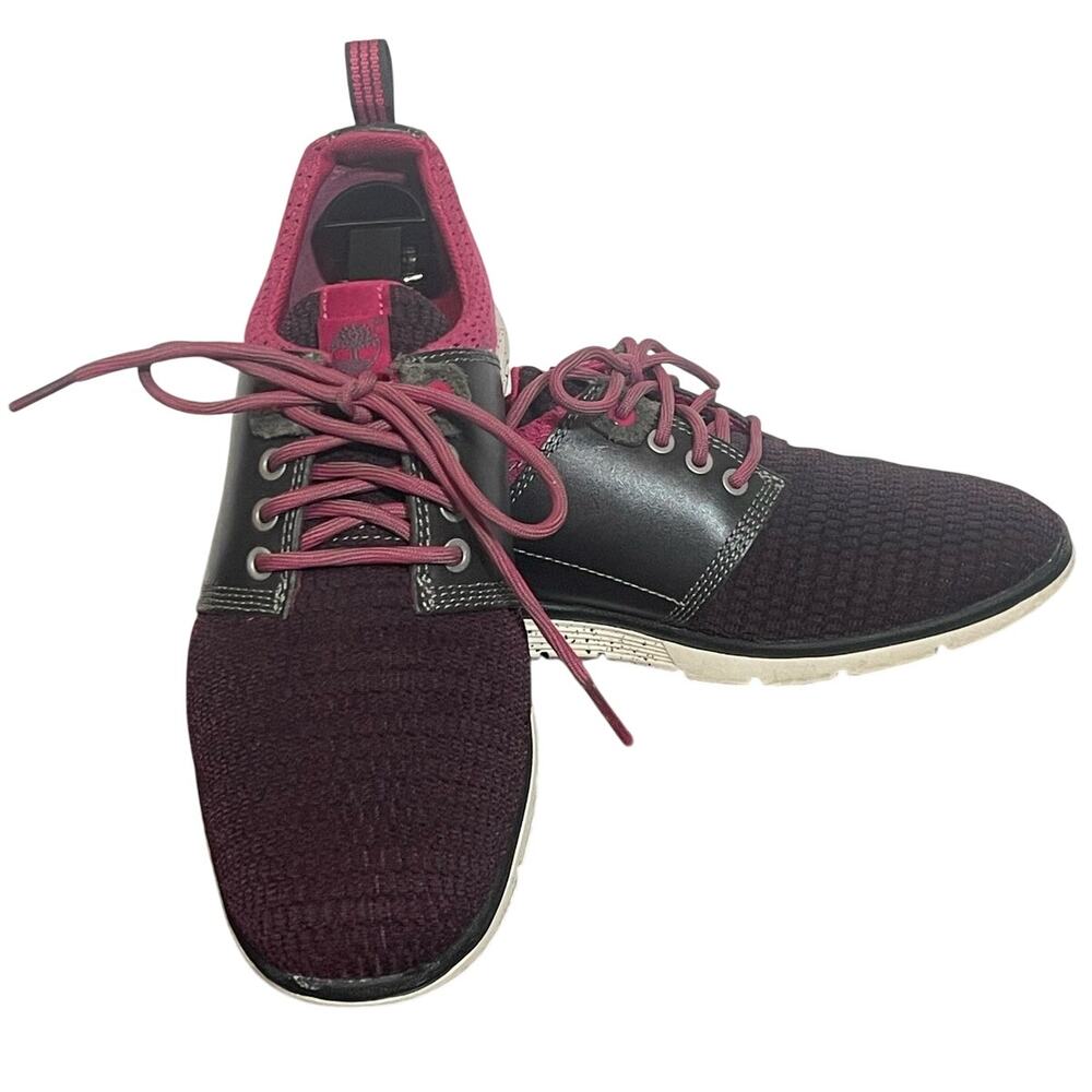 Timberland Killington Oxford Ankle-High Sneakers Burgundy Pink Women's Size 8.5